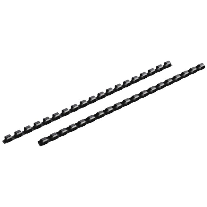 Mead CombBind Binding Spines, 5/16 Inch, Black, Pack of 125