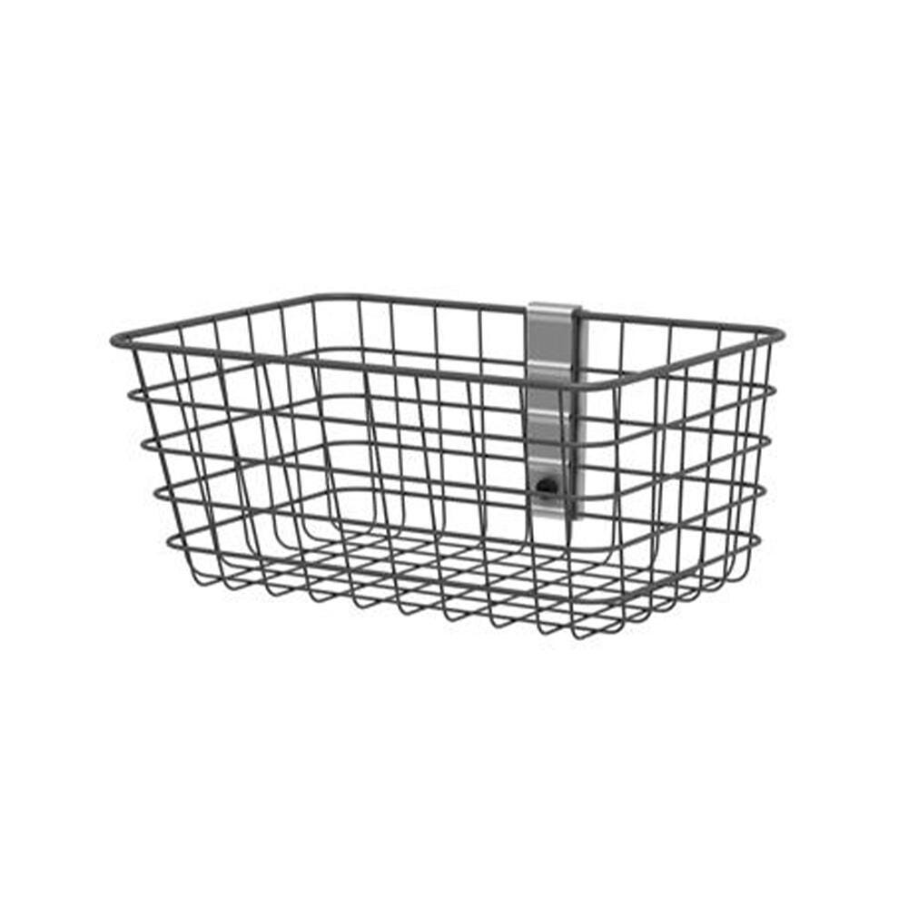 Ingram Micro Small SV Wire Basket, Dark Gray, 14 x 12 x 5 Inches 2217389