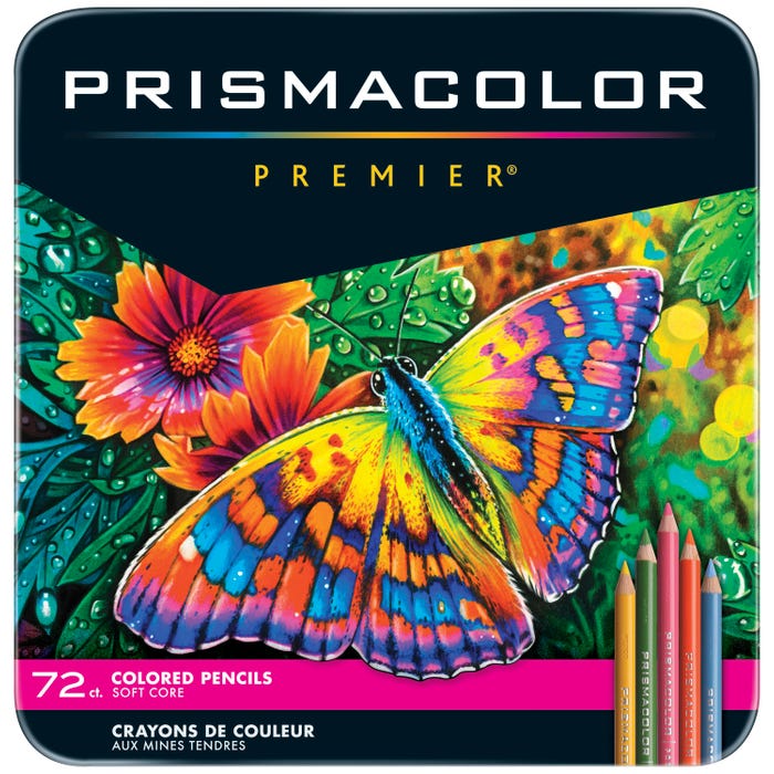 Prismacolor Premier Soft Core Colored Pencil Sets, Assorted Colors, Set of 72