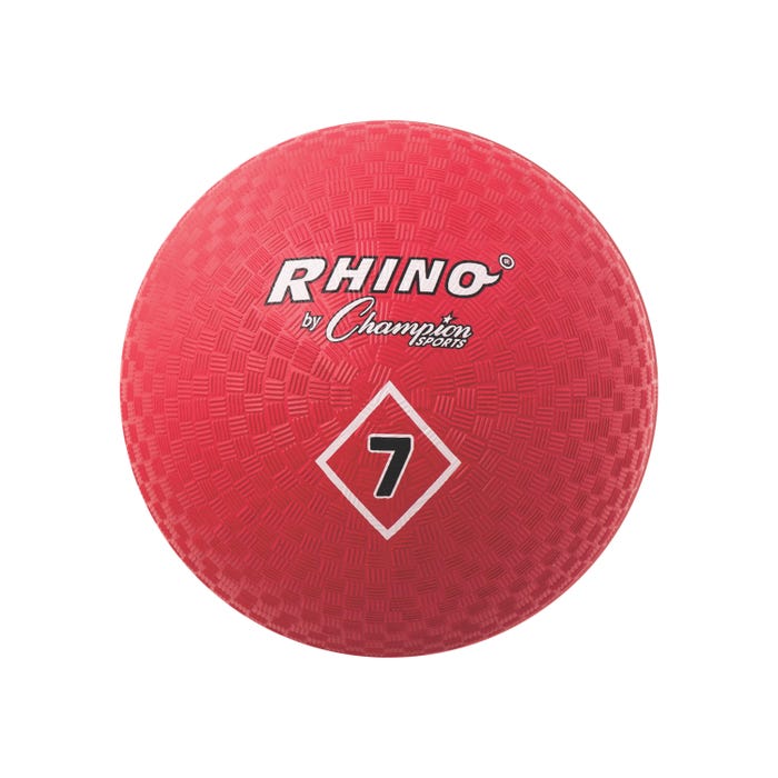 Champion Sports Playground Ball, 7 Inches, Red