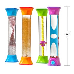 Hand2Mind Sensory Fidget Tubes, Set of 4, Item Number 2100848