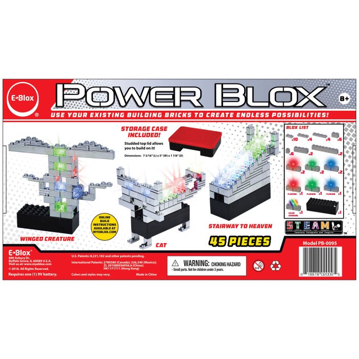 E-Blox Power Blox Standard Set, 45 Pieces