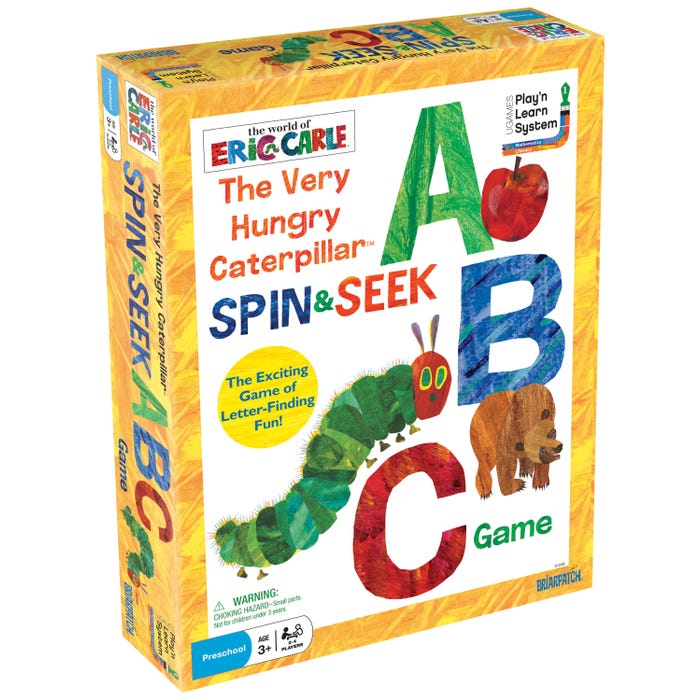 Briarpatch The World of Eric Carle Spin & Seek ABC Game