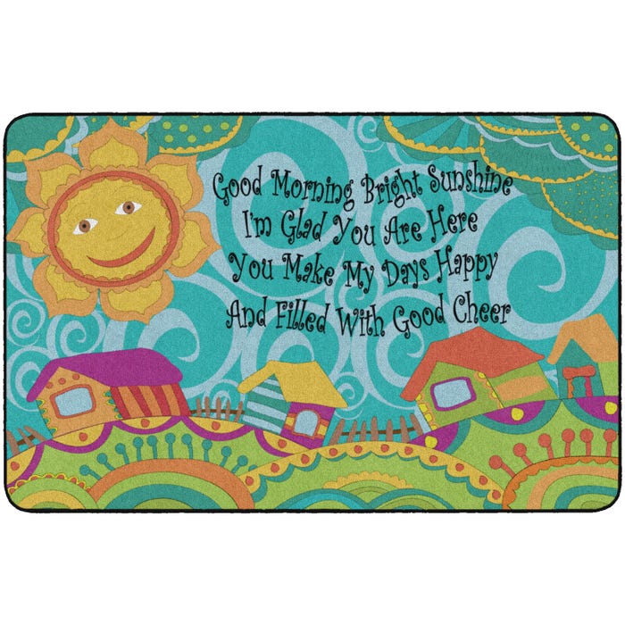 Flagship Carpets Good Morning Bright Sunshine Carpet, Rectangle