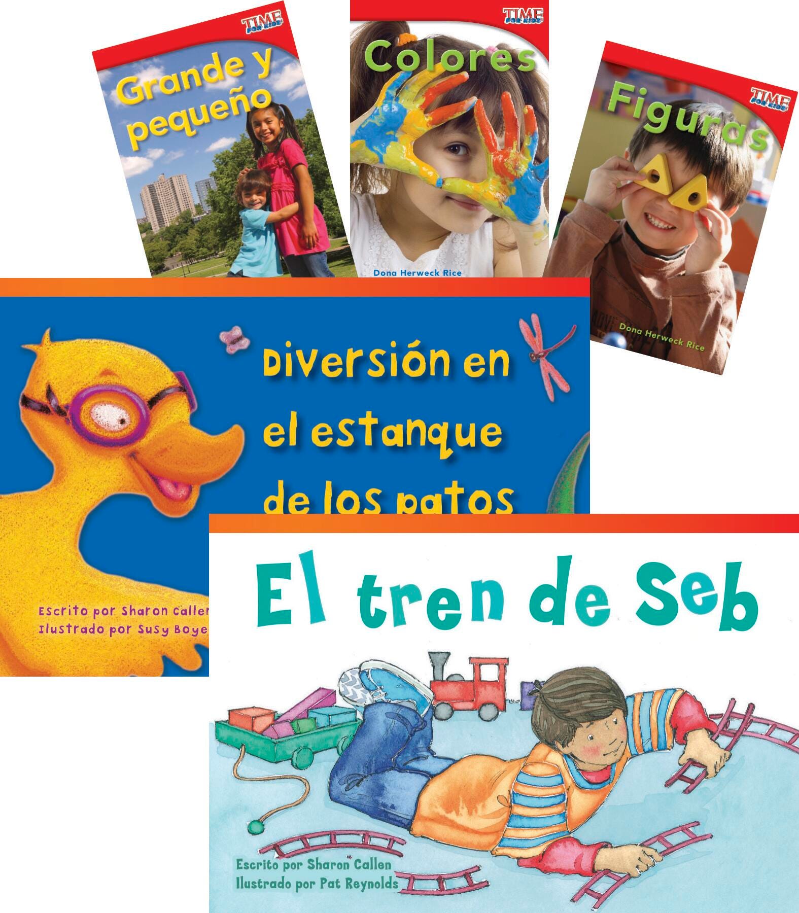 Image for Shell Education Teacher Created Materials Basic Concepts Books, Grades K to 2 , Set of 6, Spanish from School Specialty