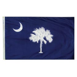 Annin Nylon South Carolina Heavy Weight Outdoor State Flag, 4 X 6 ft, Item Number 017367