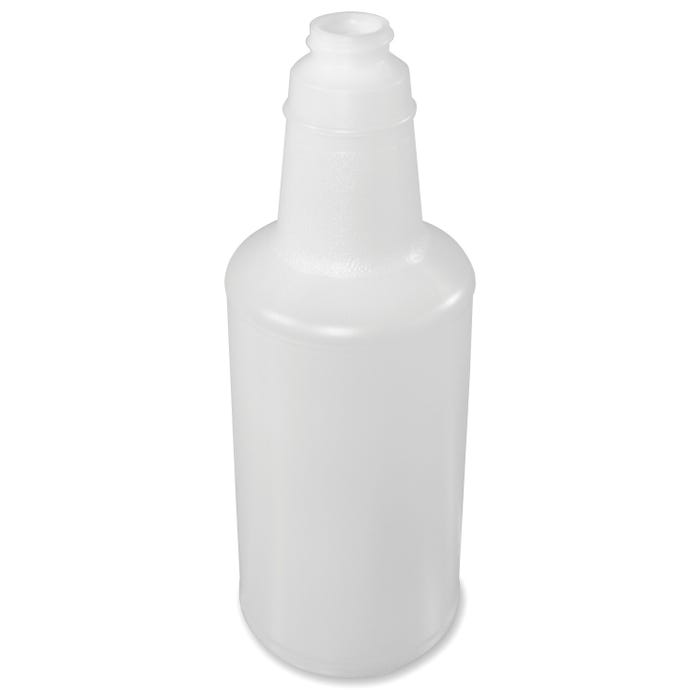 Genuine Joe Cleaner Dispenser Plastic Bottle, 32 oz, Translucent, Case of 96