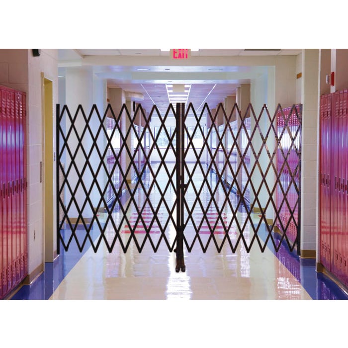 KC Bin Single Portable Security Gate, 5 to 6 x 6 Feet