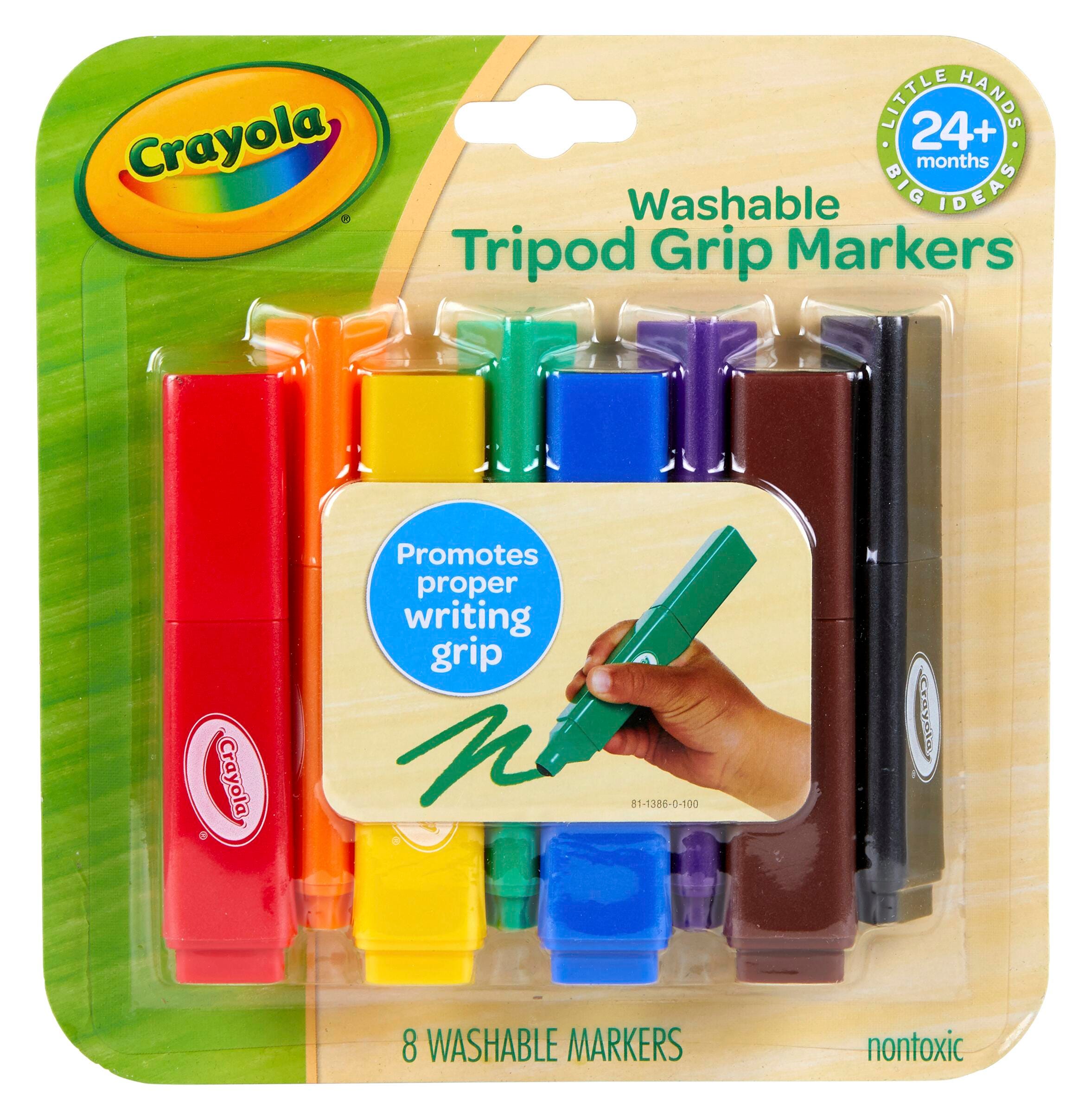 Art Crayola Watercolor Markers Crayola Tripod Grip Markers
