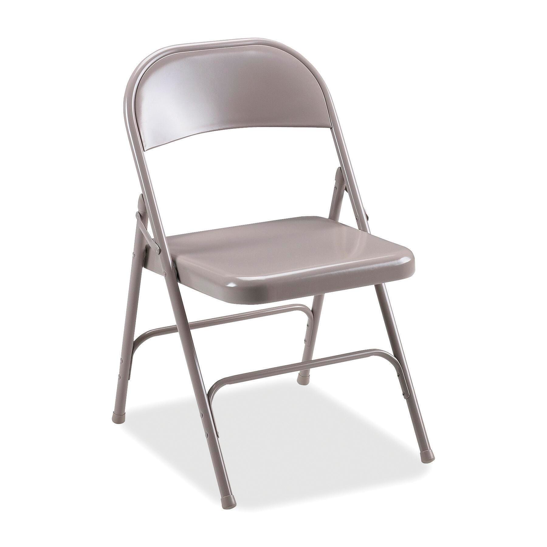Lorell Folding Chair with Brace, Steel Frame, Powder Coated, Item Number 1123305