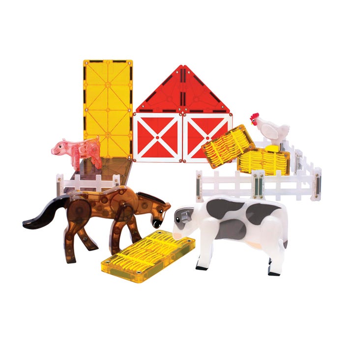 Magna-Tiles Farm Animals, Set of 25