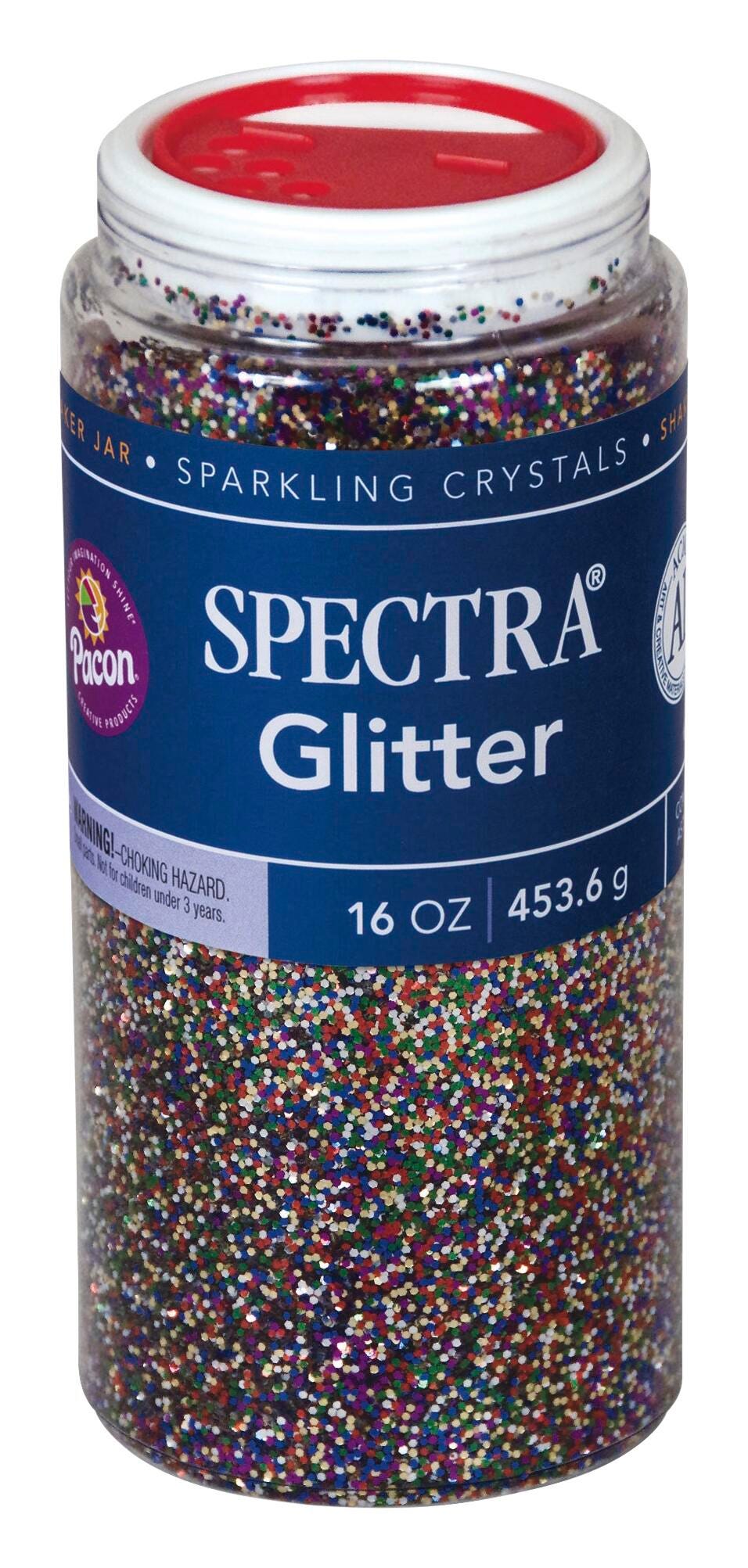 Spectra Arts & Crafts Glitter, Multi-Color, 16 oz., 1 Jar 2153463