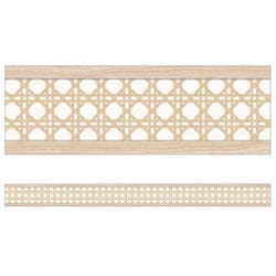 Carson Dellosa True to You Woven Cane Straight Bulletin Board Borders 2148647