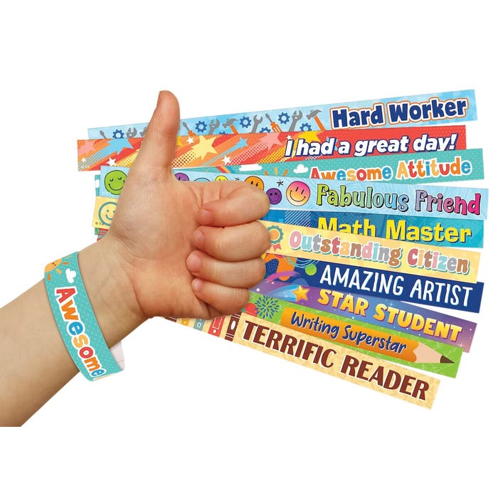 Teacher Created Resources Positive Reinforcement Brag Bracelets