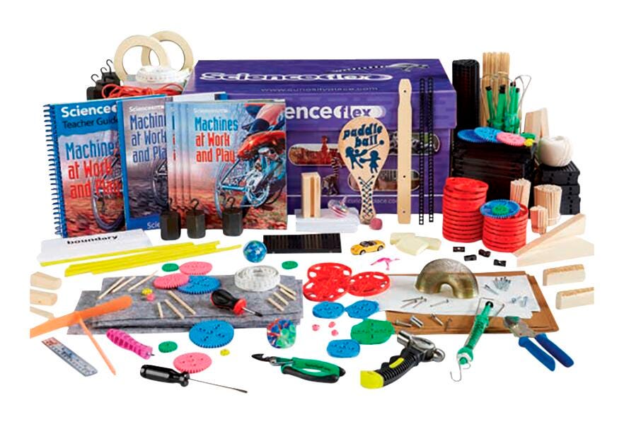 Image for ScienceFLEX Machines at Work and Play, Complete Kit, with 32 Seats Digital Access from School Specialty