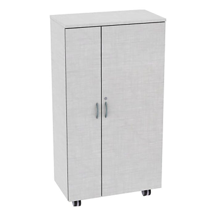 Fleetwood Designer 2.0 Wardrobe Cabinet, 4 Shelves, Garment Rod, Locking Door, Laminate Back