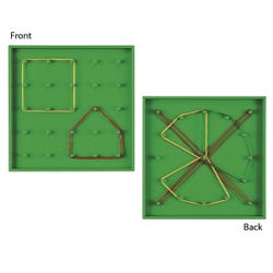 SI Manufacturing Geoboard, Double-Sided, 5 Inches