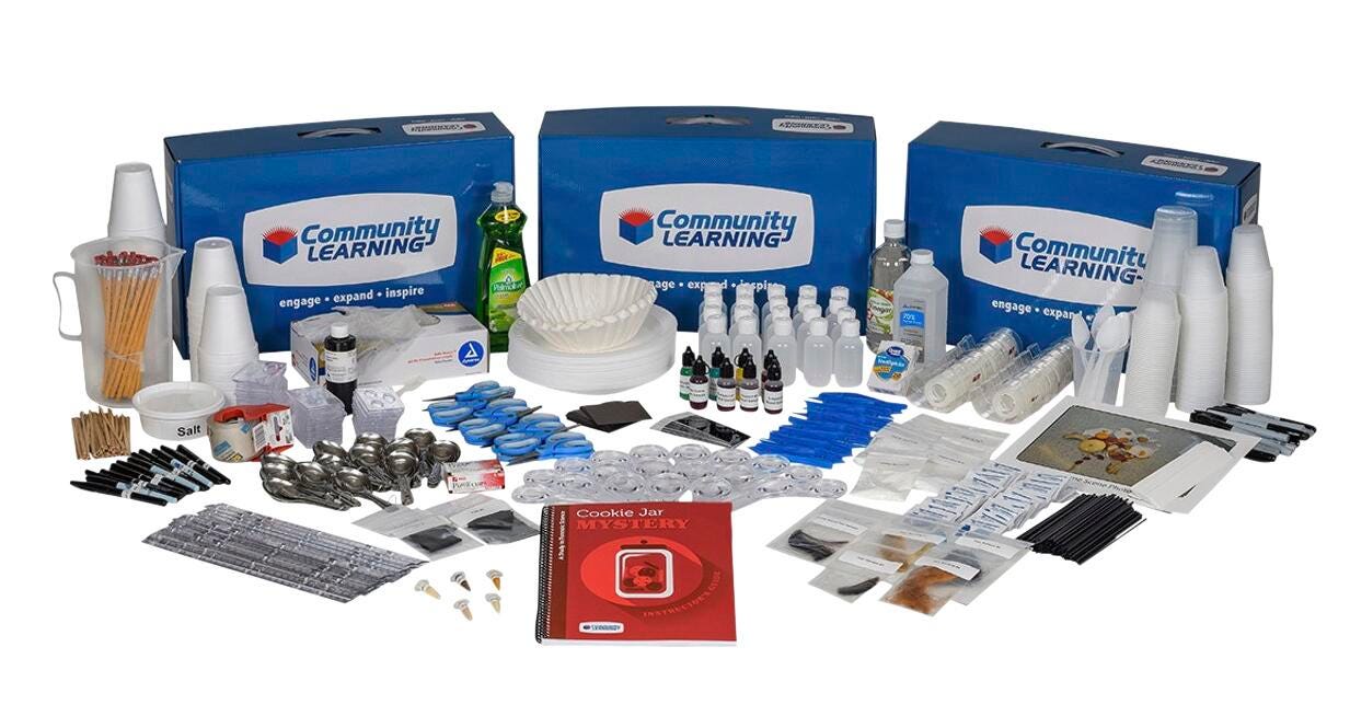 Image for Community Learning Cookie Jar Mystery, A Study in Forensic Science Summer Camp Kit, Grades 4 to 5 from School Specialty