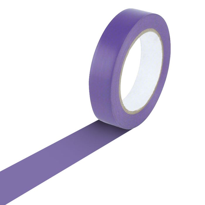 FlagHouse Gym Floor Tape, 1 Inch x 60 Yards, Purple