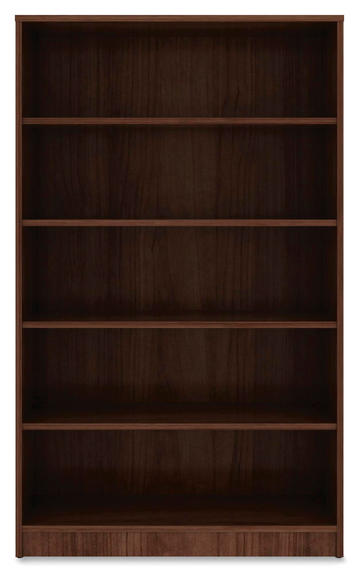 Image for Lorell Laminate 5 Shelf Bookcase, 36 x 12 x 60 Inches, Walnut from School Specialty