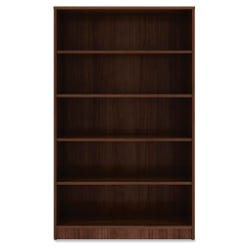 Image for Lorell Laminate 5 Shelf Bookcase, 36 x 12 x 60 Inches, Walnut from School Specialty