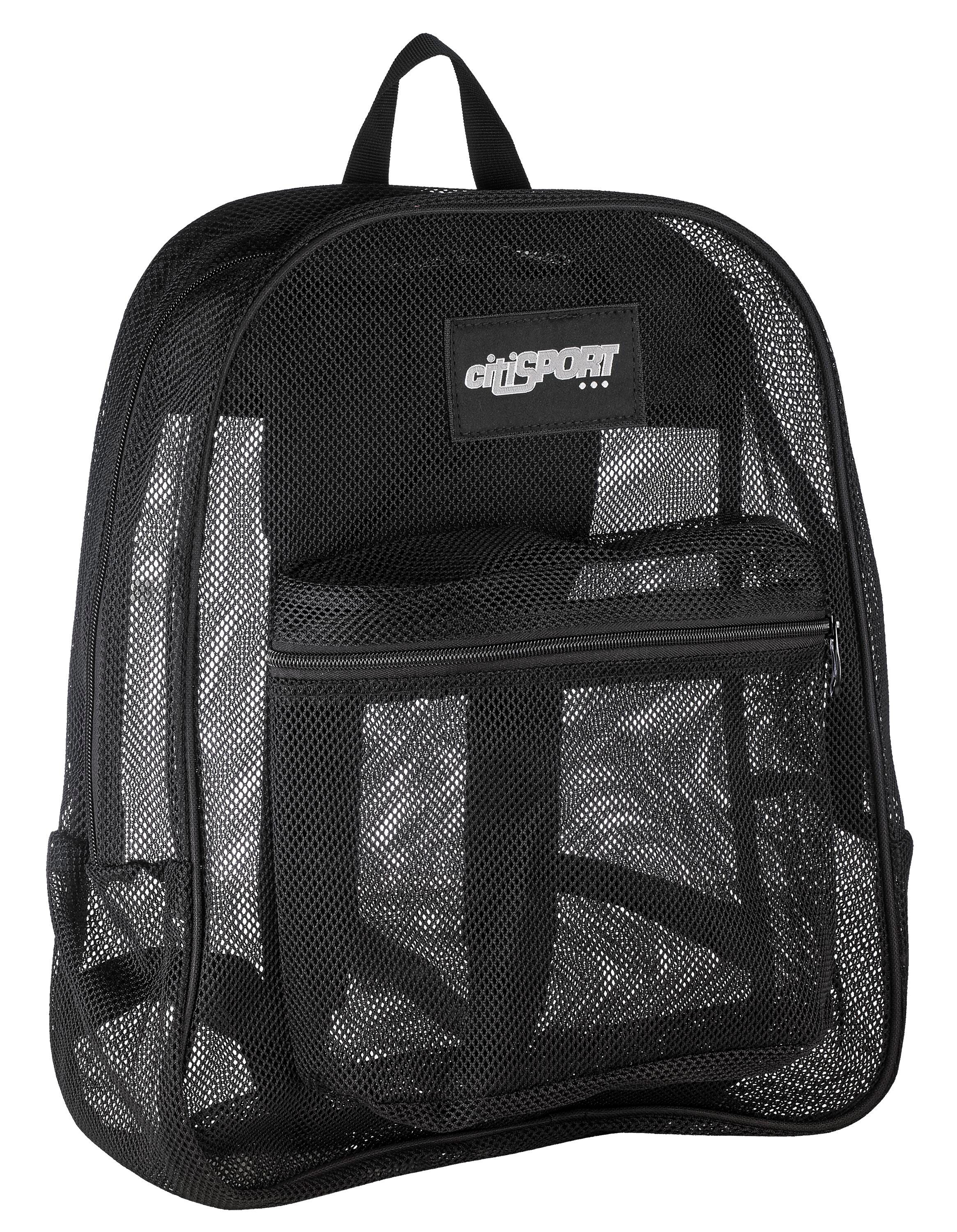 Mesh Backpack, Black, Item Number 2003482