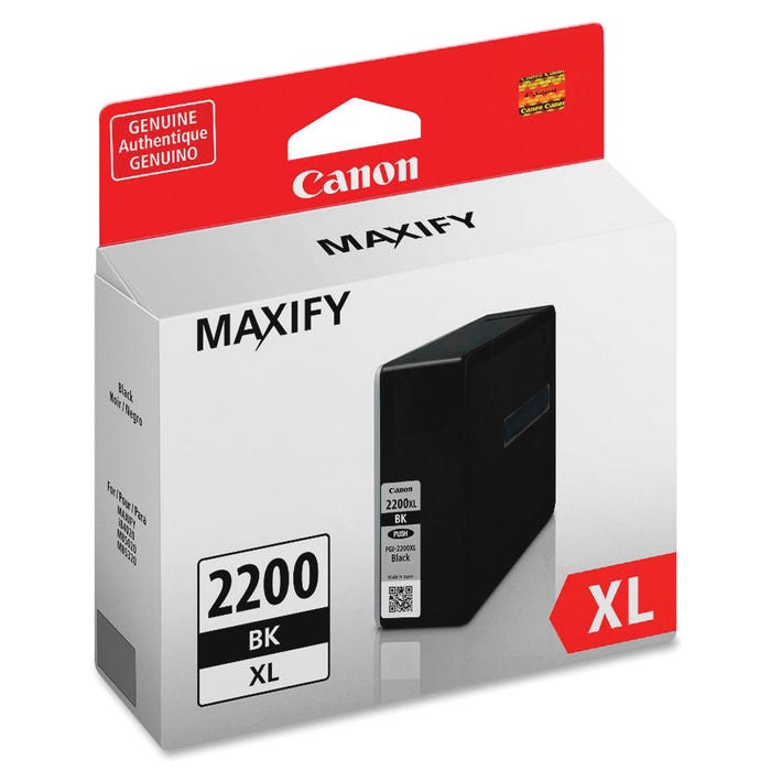 Canon Ink Tank Cartridge, PGI2200XLBK, Black