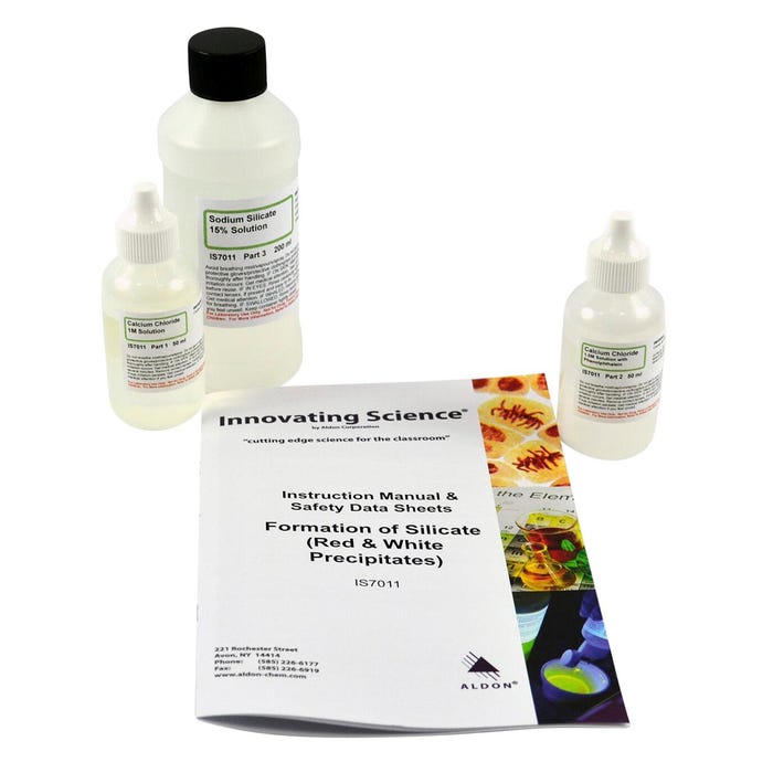 Innovating Science Formation Of Silicate Red White Precipitates Chemical Demo