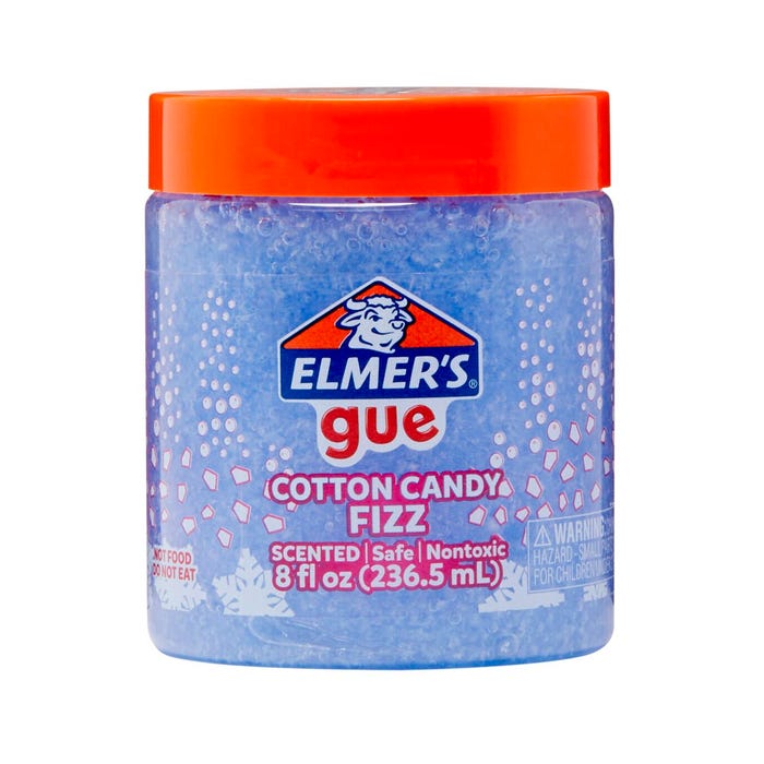 Elmer's Gue Pre-Made Slime, 8 Ounces, Cotton Candy Fizz, Scented