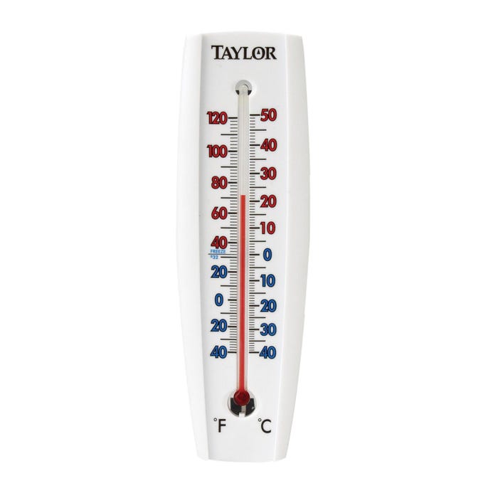Taylor Indoor/Outdoor Thermometer, Fahrenheit/Celsius