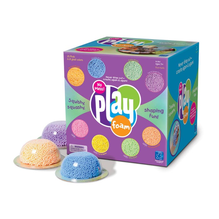 Educational Insights Playfoam Classroom Pack, Assorted Colors, Set of 20