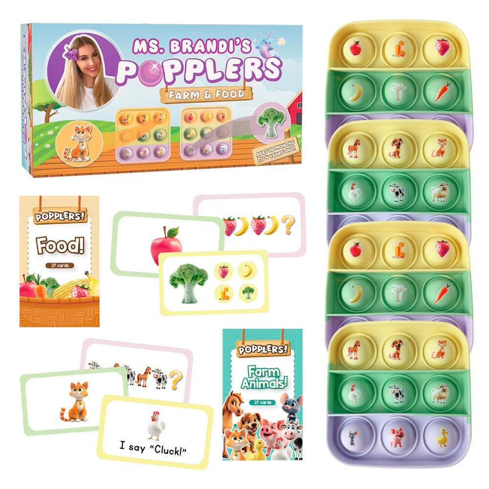 Image for The Fidget Game Popplers Farm & Food from School Specialty