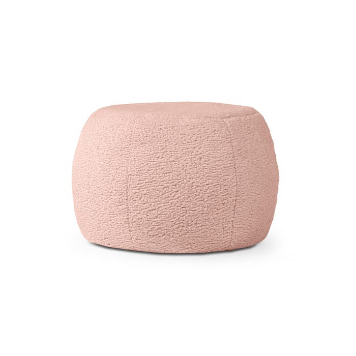 Jaxx Ellis Ottoman Plush Pouf, Small, 20 x 20 x 15 Inches