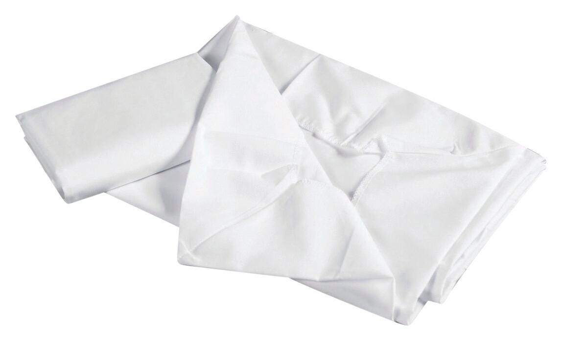 Fitted Sheet, Poly/Cotton, White, for Use with 1- and 2-Inch Rest Mats, Item Number 1287721