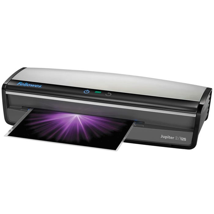 Fellowes Jupiter 125 Hot/Cold Pouch Laminator, 12-1/2 Inch Throat, 10 Mil, White