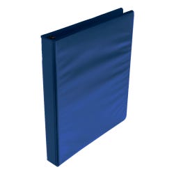 School Smart D Ring View Binder, Polypropylene, 1 Inch, Blue 2006479