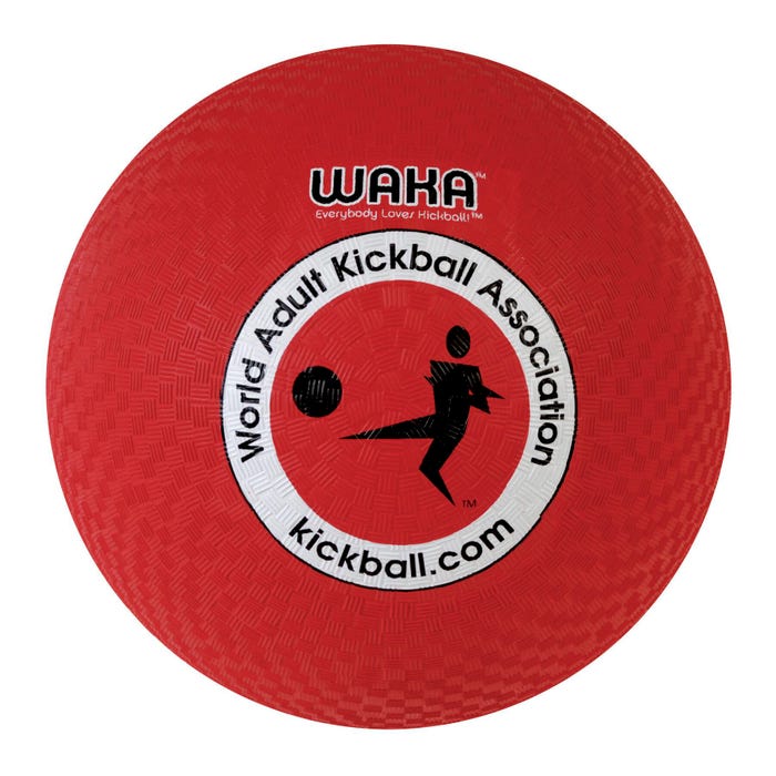 Mikasa Waka Official Adult Kickball, 10 Inch, Red