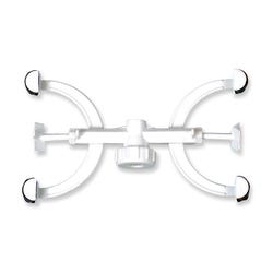 Frey Scientific Double Buret Clamp, Polyethylene, Item Number 581355