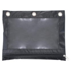 Advantus Binder Pencil Pouch, Black, Item Number 2003233
