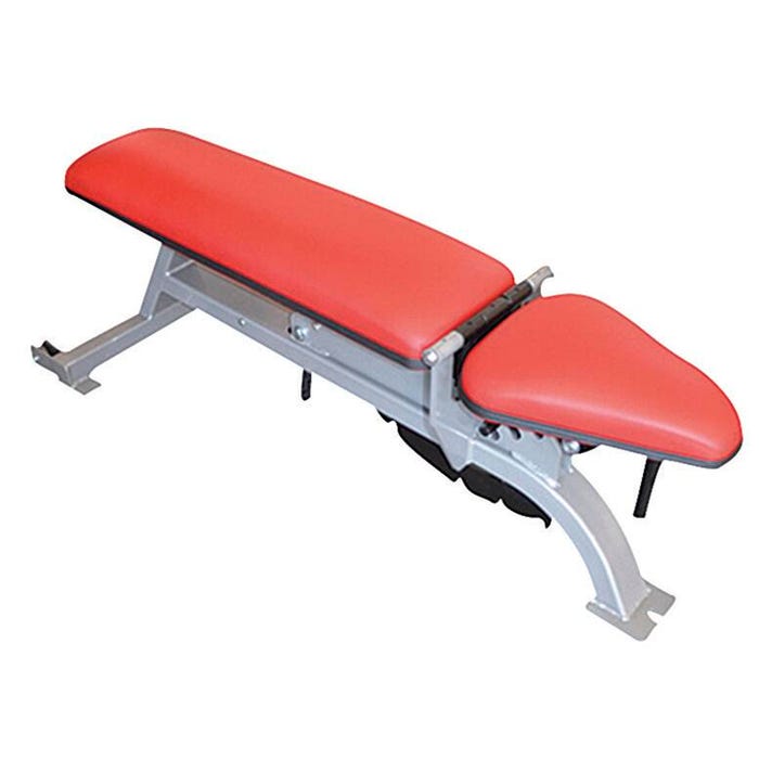 ProMAXima Incline Flat Bench with Wheels, Red