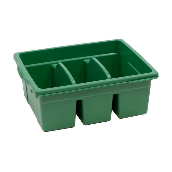 Copernicus Tote Royal Divided Tub, 12-1/2 x 15-3/4 x 6 Inches, Green