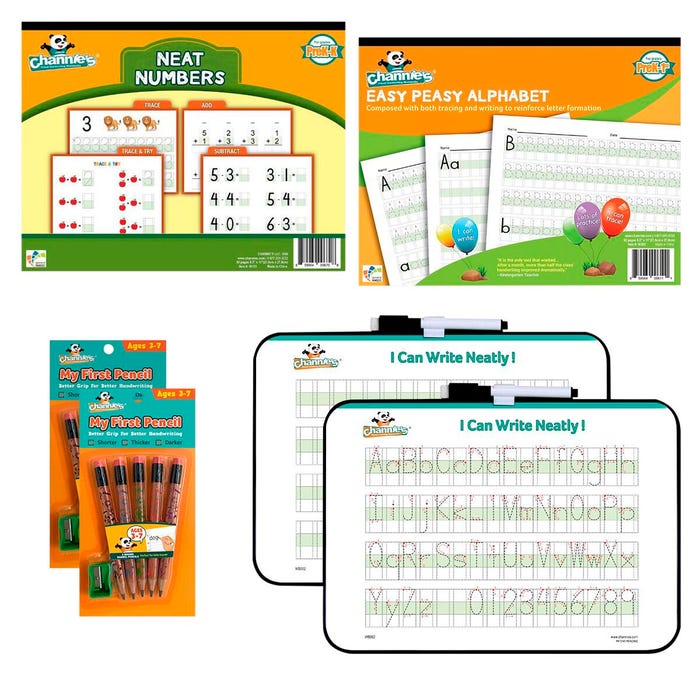 Channie's My Kindergarten Alphabet & Number Starter Kit