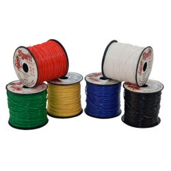 Pepperell Braiding S'Getti Lacing String Assortment Pack, 50 Yards, Assorted Colors, Set of 6