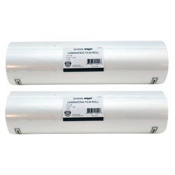 School Smart Laminating Film Roll, 12 Inches x 500 Feet, 1.5 mil Thick, High Gloss, Pack of 2 2099658