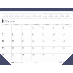 House of Doolittle Compact Academic Desk Pad Calendar, 14 Months, July 2026 to August 2027, 18-1/2 x 13 Inches