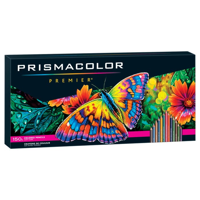 Prismacolor Premier Soft Core Colored Pencil Sets, Assorted Colors, Set of 150