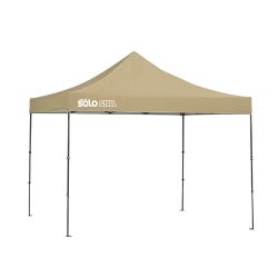 Quik Shade Solo Steel 100 Straight Leg Canopy, 10 x 10 Feet, Khaki, Item Number 2088995