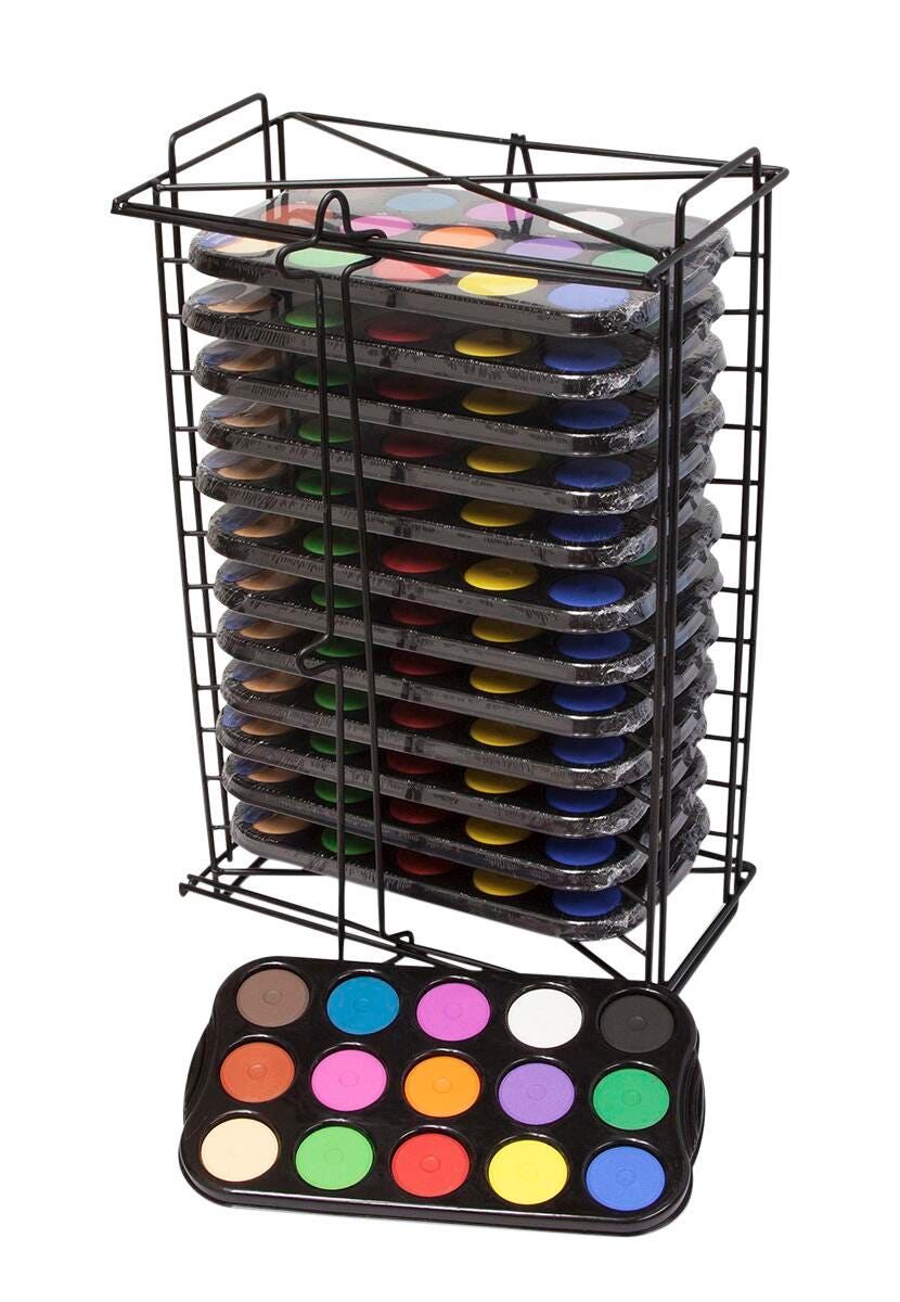 Jack Richeson® Display Rack with Mini Tempera Cakes 2218197