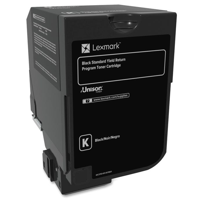 Lexmark Ink Toner Cartridge, 74C1SK0, Black