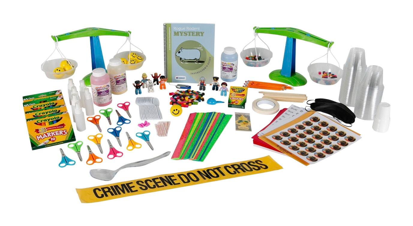 Image for Community Learning Rogue Rodent Mystery, A Crime Scene Investigation Summer Camp Kit, Grades PreK to 1 from School Specialty